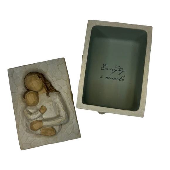 Willow Tree, "Mother and Child", Demdaco 2004 Susan Lordi keepsake box - Picture 2 of 11
